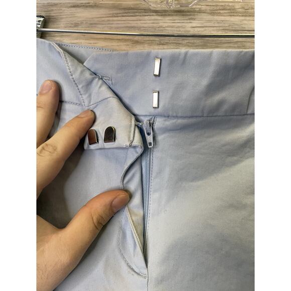 Ann Taylor Factory Pants Womens 2 Light Blue Slim Fit Trouser Dress Career - Picture 2 of 8